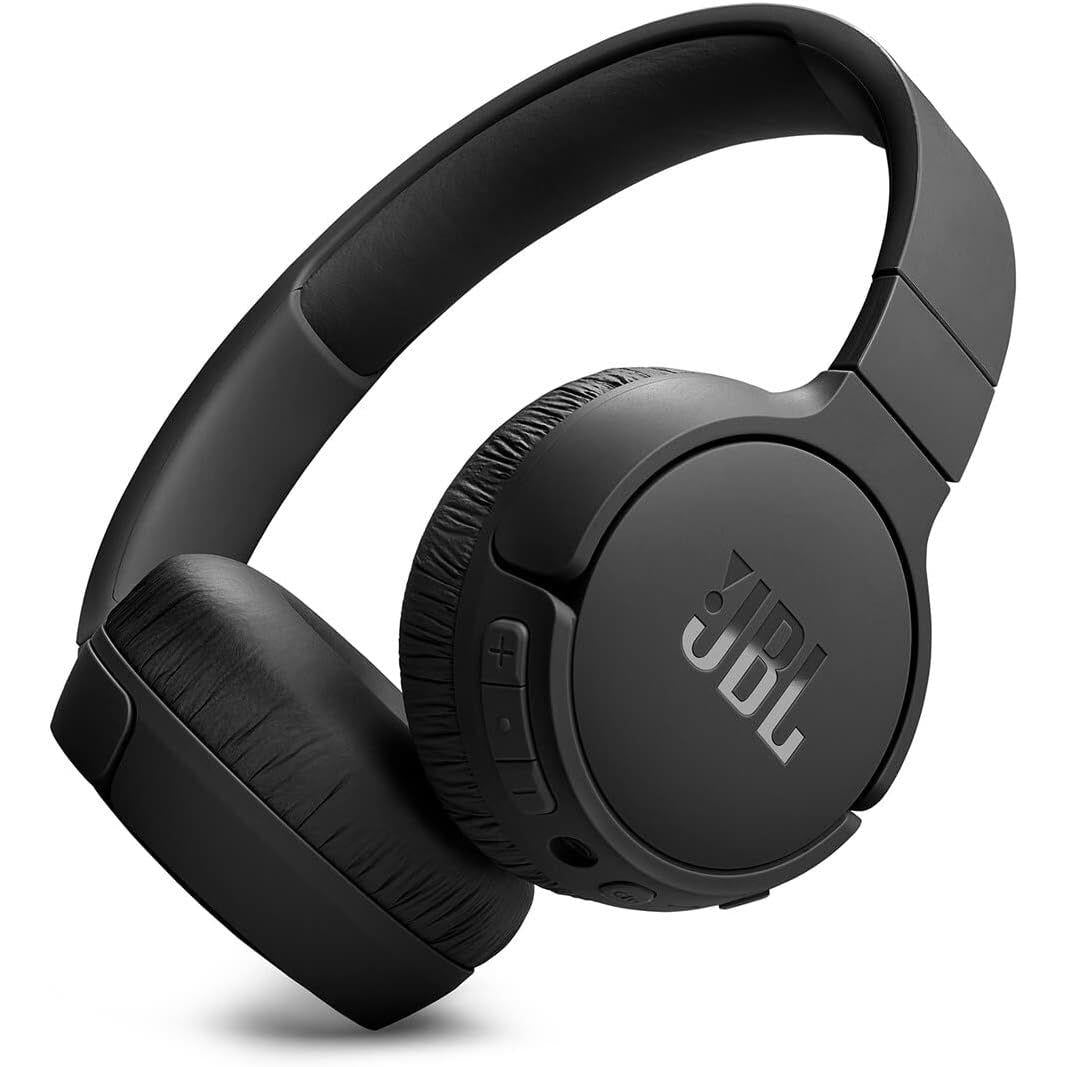 JBL Tune 670NC Adaptive Noise Cancelling Wireless On-Ear Headphones - Black - PakByte Computers  