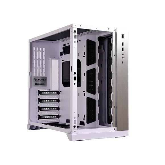 LIAN LI Dynamic White PC-O11, EATX/ATX/M-ATX (steel inside, aluminium front panel).