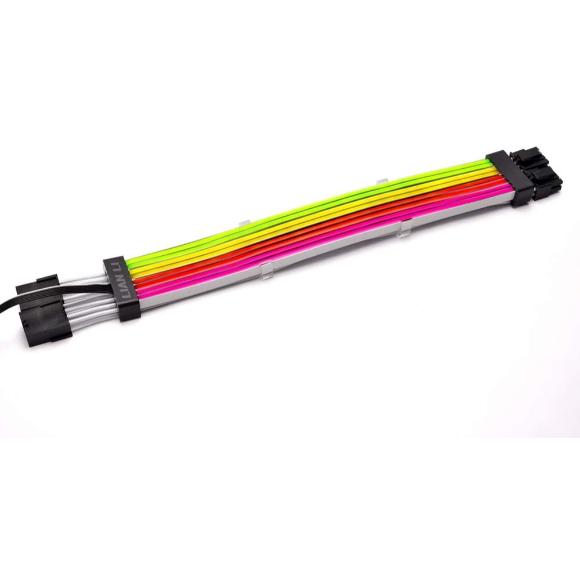 LIAN LI PW8-V2 ADDRESSABLE RGB STRIMER Plus 8-PIN, white - PakByte Computers 