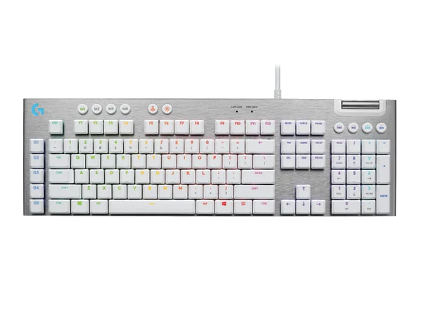 Logitech G813 RGB Mechanical Gaming Keyboard Clicky White Switch - PakByte  