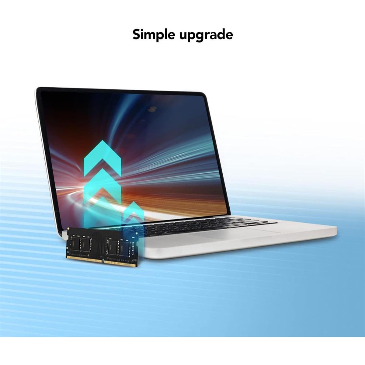 Lexar 32GB Single DDR4 SODIMM RAM 3200MT/s  Laptop Memory - Black - PakByte Computers  