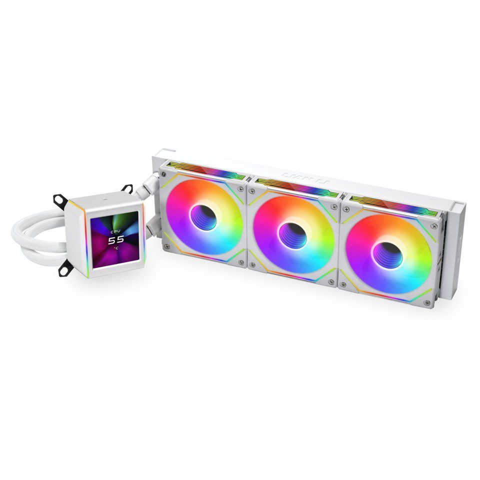 Lian Li Galahad II LCD SL-INF 360 ARGB AIO 360mm Liquid CPU Cooler - White