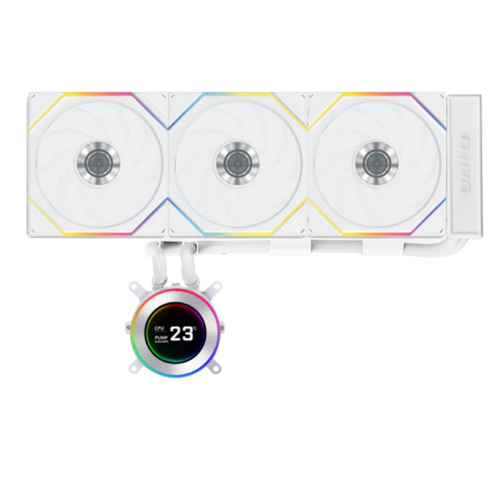 Lian Li Hydroshift II LCD-C 360TL AIO Liquid Cooler – White