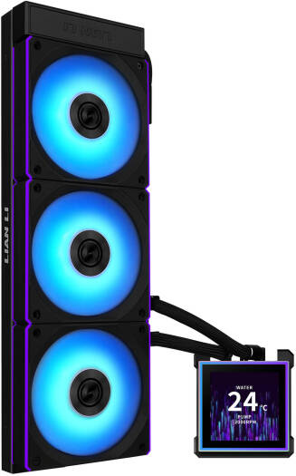 Lian-Li HydroShift II LCD-S 360CL Liquid CPU Cooler - Black