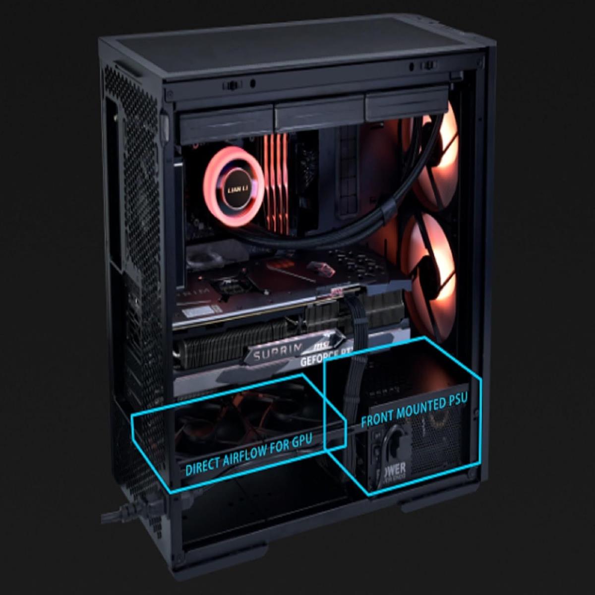 Lian Li Lancool 207 Compact ATX RGB Computer Case - White - PakByte Computers  