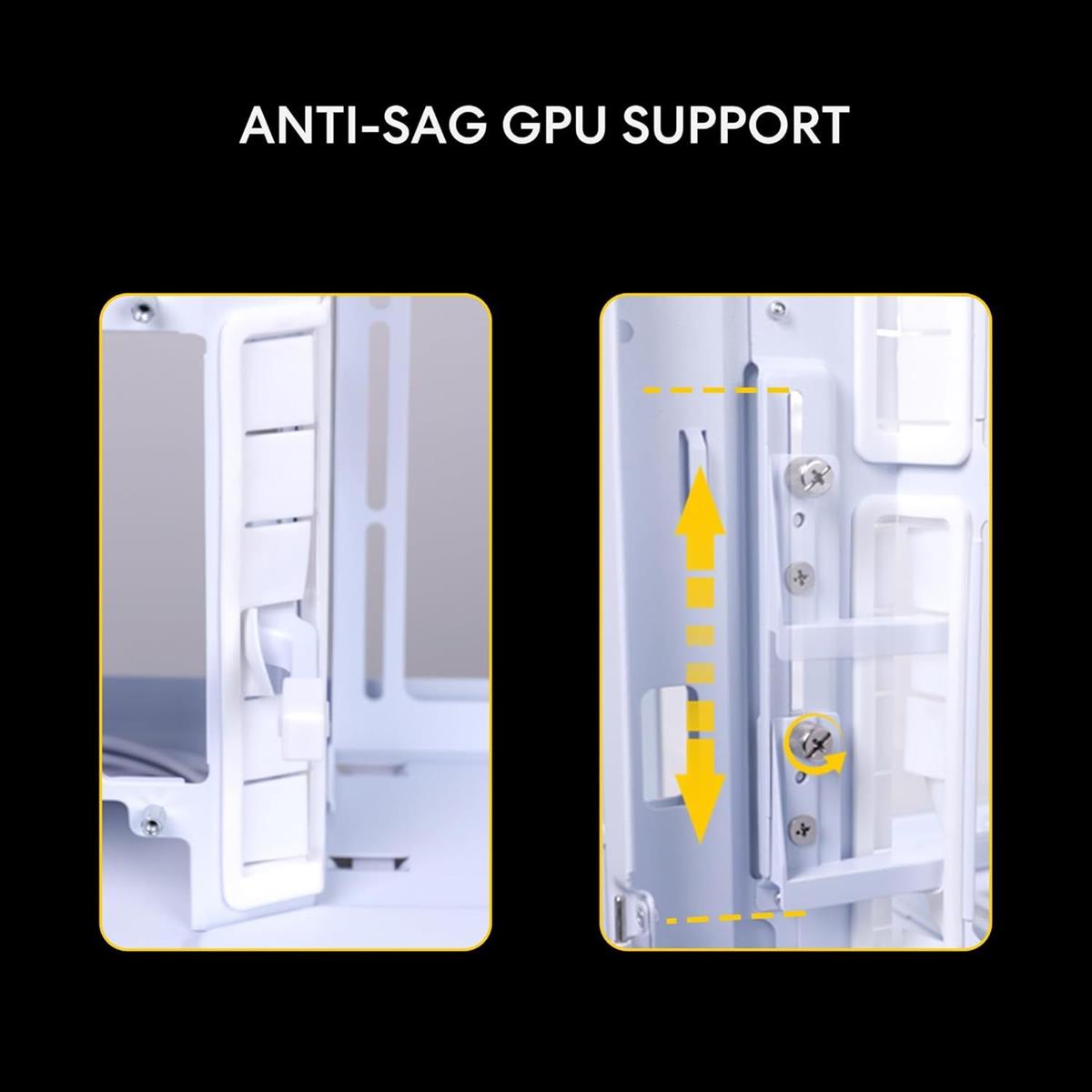 Lian Li O11 Vision Compact ATX Mid Tower Gaming Case - White - PakByte Computers  