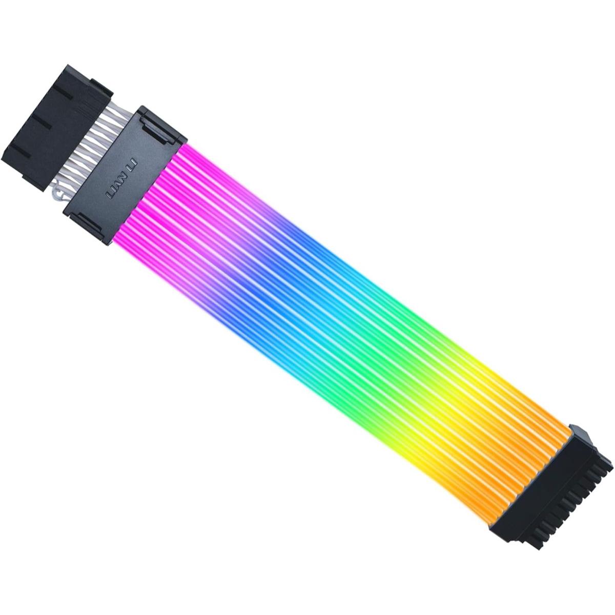 Lian Li Strimer Wireless 24 Pin with Controller - Addressable RGB Power Extension Cable, 2.4 GHz Wireless Control - PakByte Computers  
