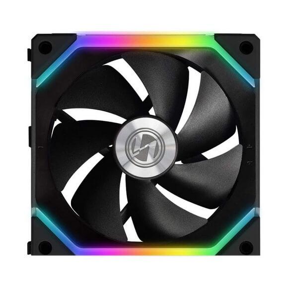 Lian Li UNI Fan SL120 Single Pack Black Without Controller (ARGB 120mm LED PWM Daisy-Chain) 12UF1B - PakByte Computers 