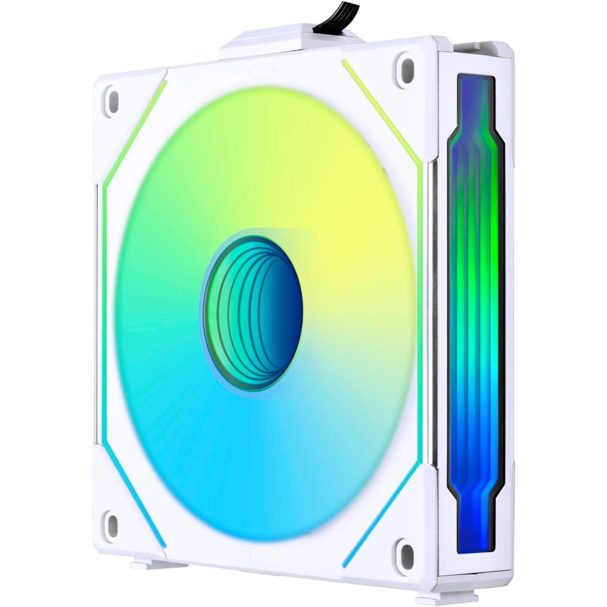 Lian Li Uni Fan SL-Infinity Reverse Blade ARGB 120mm - Single - White - PakByte Computers  
