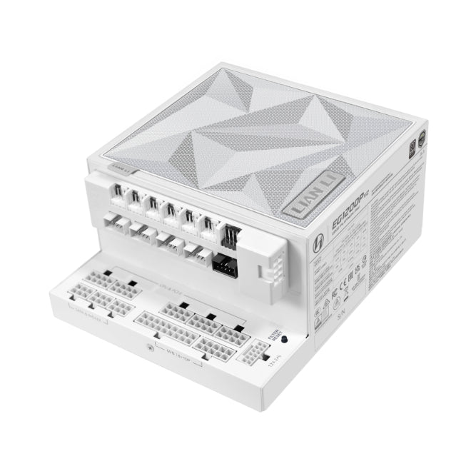 Lian Li EDGE Platinum V2 1200W ATX 3.1 PSU with EDGE Hub V2 – White