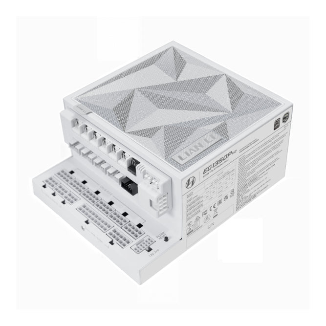 Lian Li EDGE Platinum V2 1350W ATX 3.1 PSU with EDGE Hub ADV – White