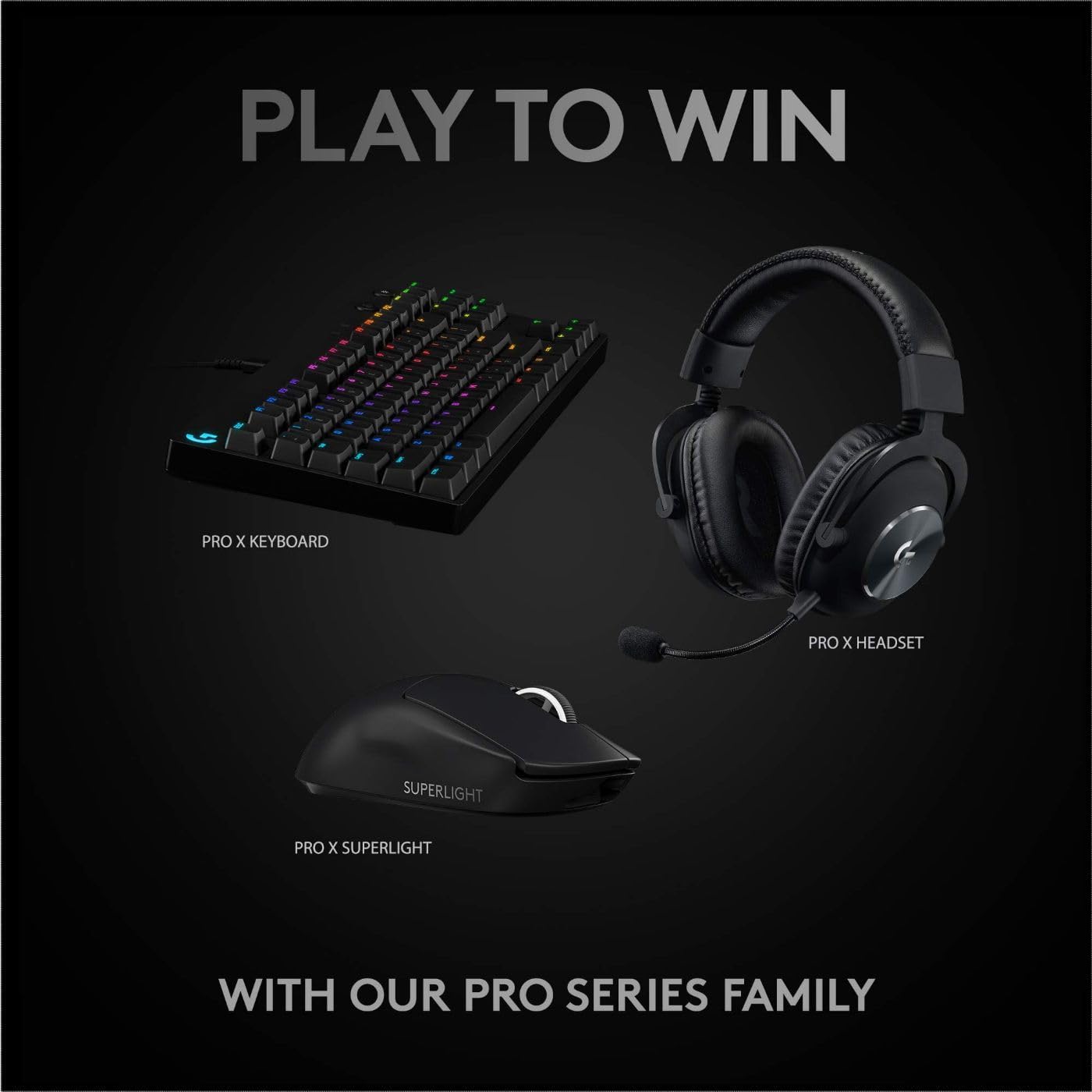 Logitech G PRO X Superlight Wireless Gaming Mouse - Black - PakByte Computers 