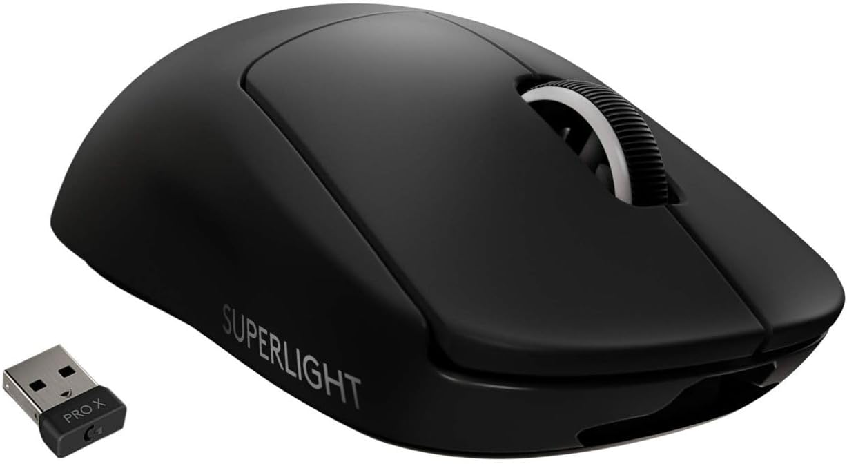 Logitech G PRO X Superlight Wireless Gaming Mouse - Black - PakByte Computers 