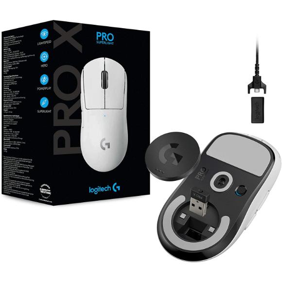 Logitech G PRO X Superlight Wireless Gaming Mouse - White - PakByte Computers 