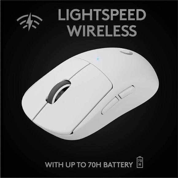 Logitech G PRO X Superlight Wireless Gaming Mouse - White - PakByte Computers 