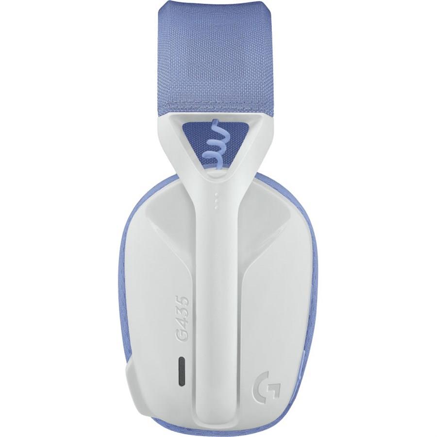 Logitech G435 Lightspeed Wireless Gaming Headset - Off White And Lilac - PakByte Computers  
