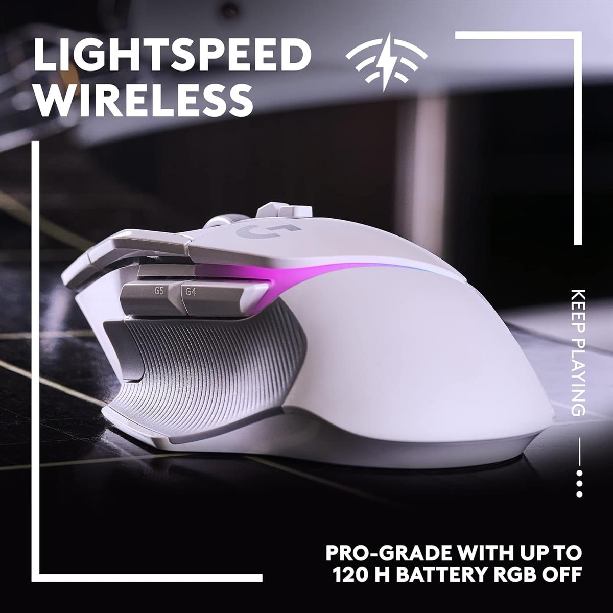 Logitech G502 X Plus Lightspeed RGB Wireless Gaming Mouse - White - PakByte Computers  