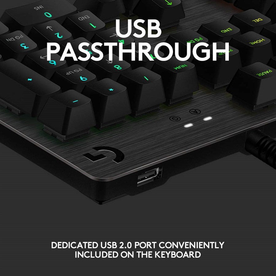 Logitech G512 Carbon RGB Mechanical Gaming Keyboard - GX Brown Tactile: 920-009354 - PakByte  