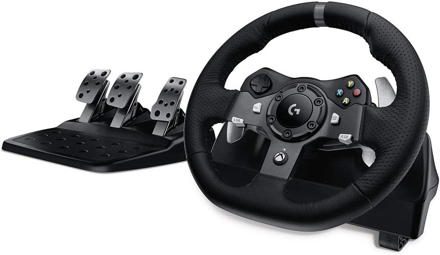 Logitech G920 Driving Force Racing Wheel | Pedals for XBOX One / PC - PakByte Computers  