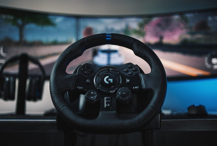 Logitech G923 Driving Force Racing Wheel - PakByte  