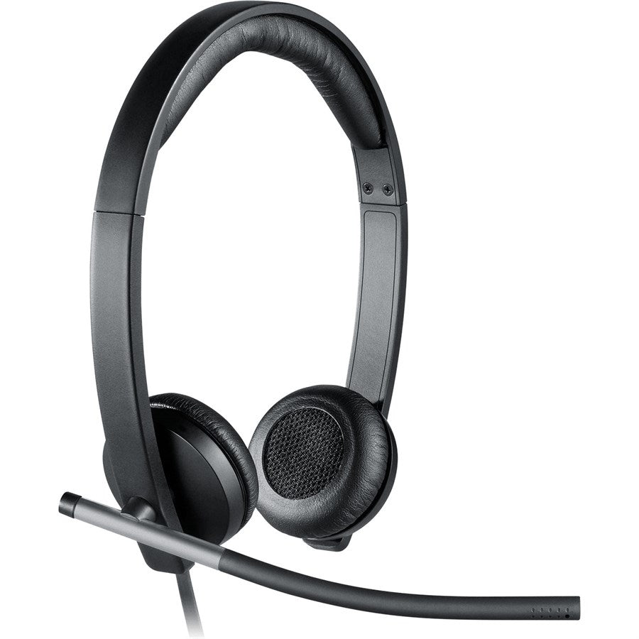 Logitech H650E USB Stereo Headset - Enterprise-Grade Audio Quality - Designed and Certified for Business - 981-000545 - PakByte  