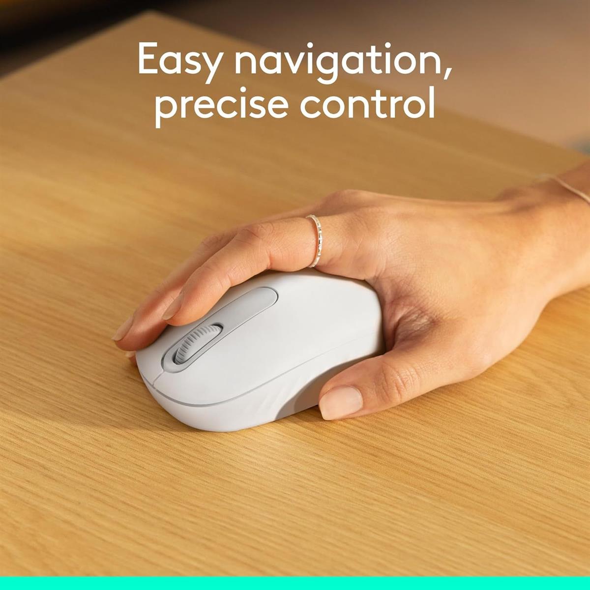Logitech M196 Bluetooth Wireless Mouse - White - PakByte Computers  