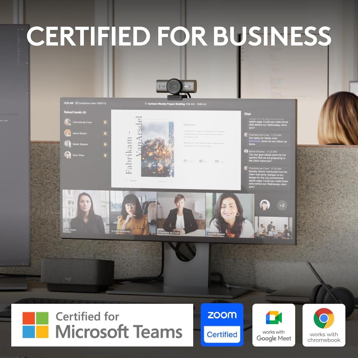 Logitech MX Brio 705 for Business 4K Webcam - PakByte Computers  