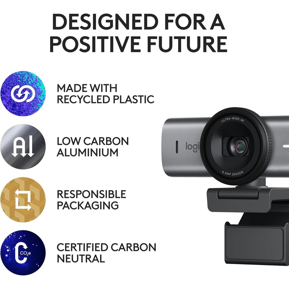 Logitech MX Brio 705 for Business 4K Webcam - PakByte Computers  