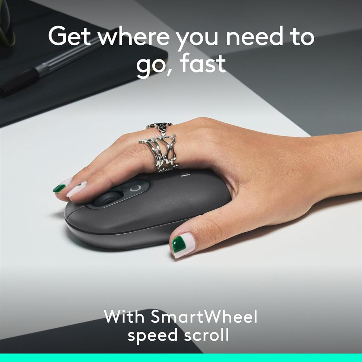 Logitech POP Wireless Mouse - Black - PakByte Computers  