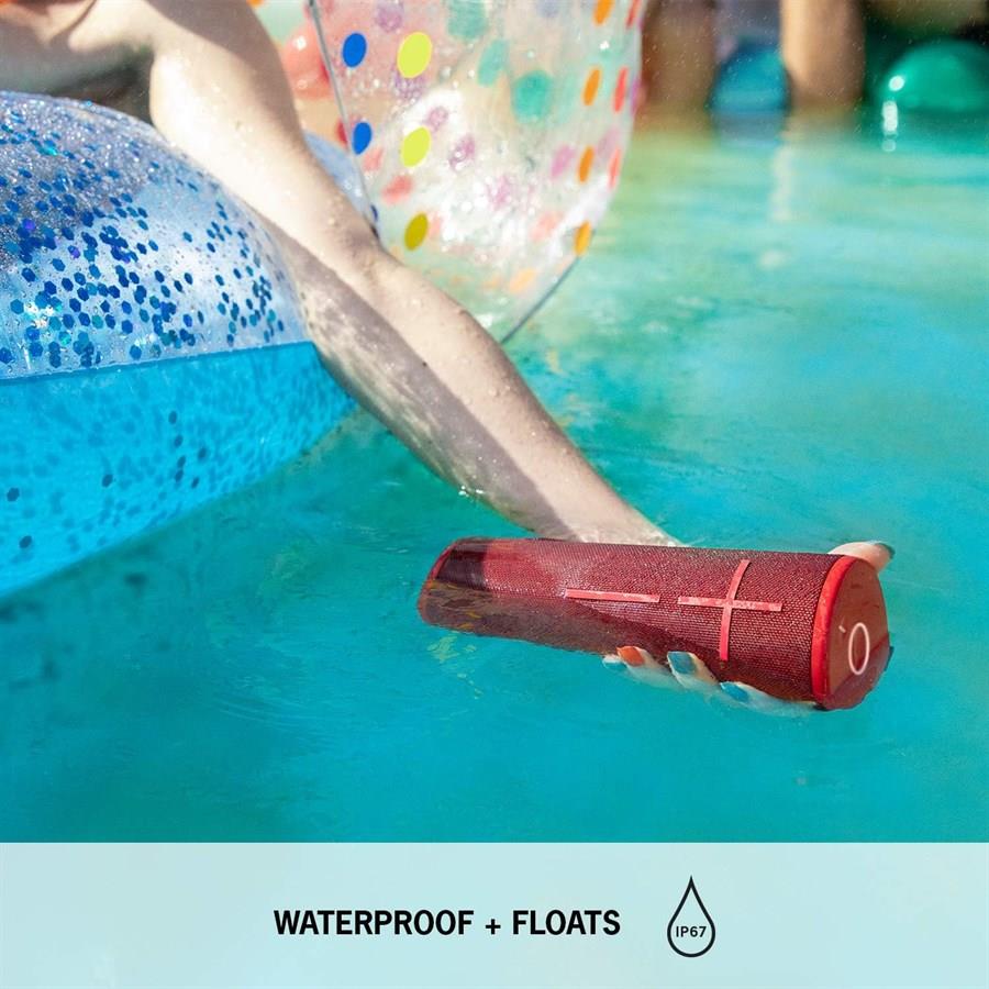 Logitech Ultimate Ears Boom 3 Portable Waterproof Bluetooth Speaker - Sunset Red - PakByte Computers  