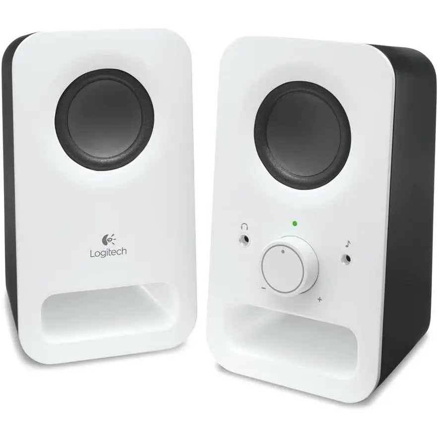 Logitech Z150 Compact Stereo Speakers - White - PakByte Computers  