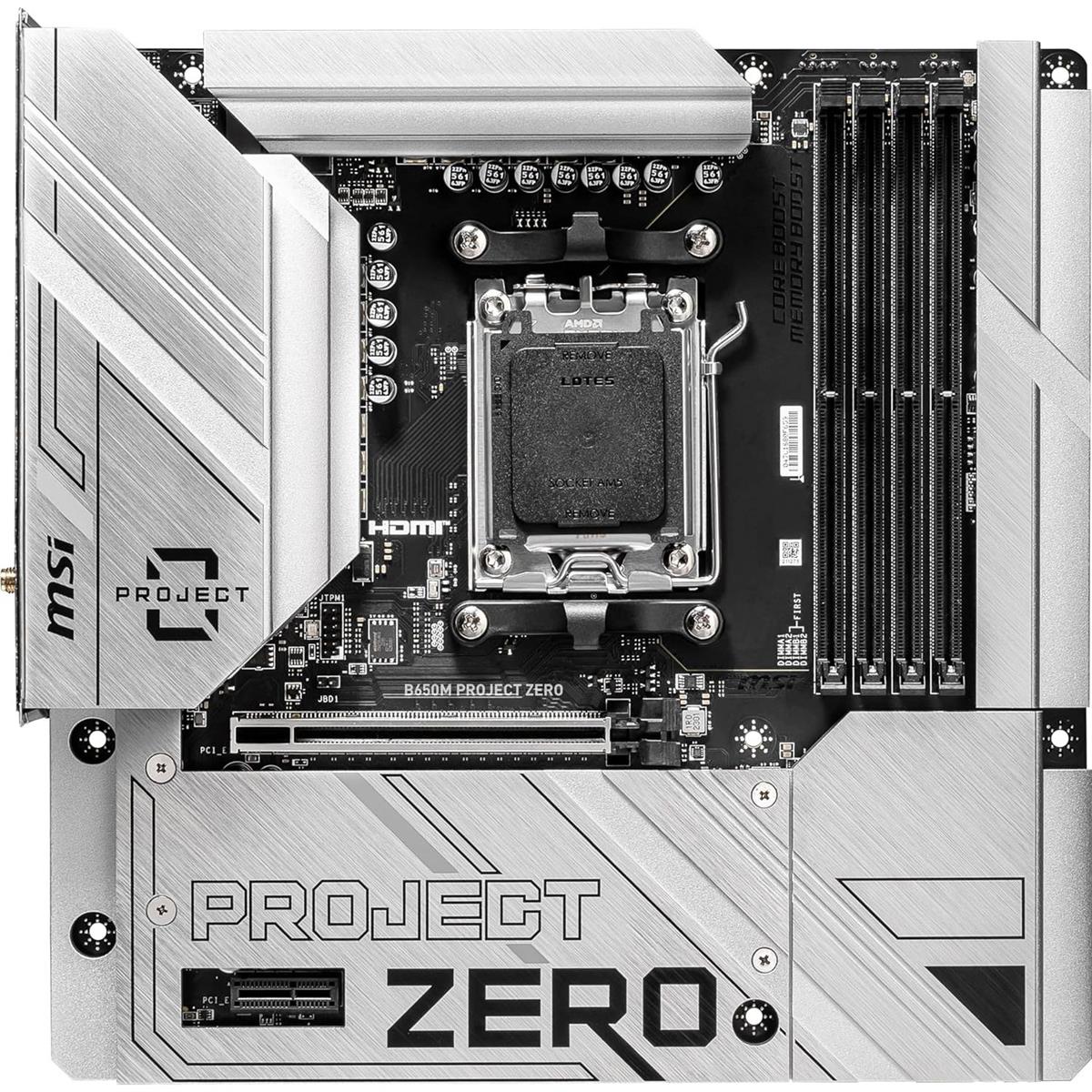 MSI B650M Project Zero Gaming Motherboard - PakByte  