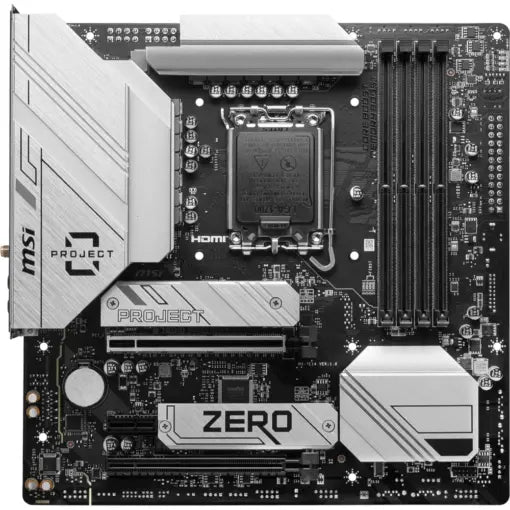 MSI B760M Project Zero Gaming Motherboard - PakByte  
