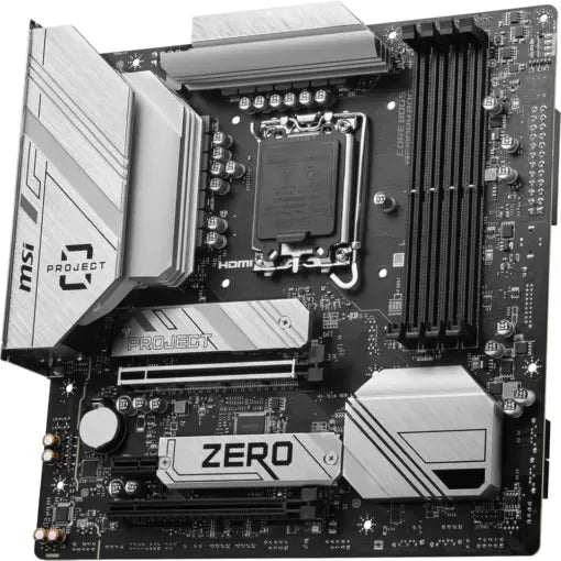 MSI B760M Project Zero Gaming Motherboard - PakByte  