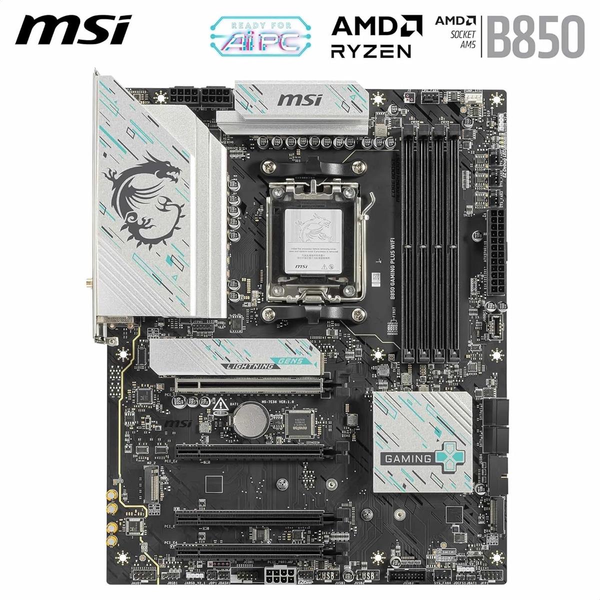 MSI B850 Gaming Plus Wifi Motherboard - PakByte  
