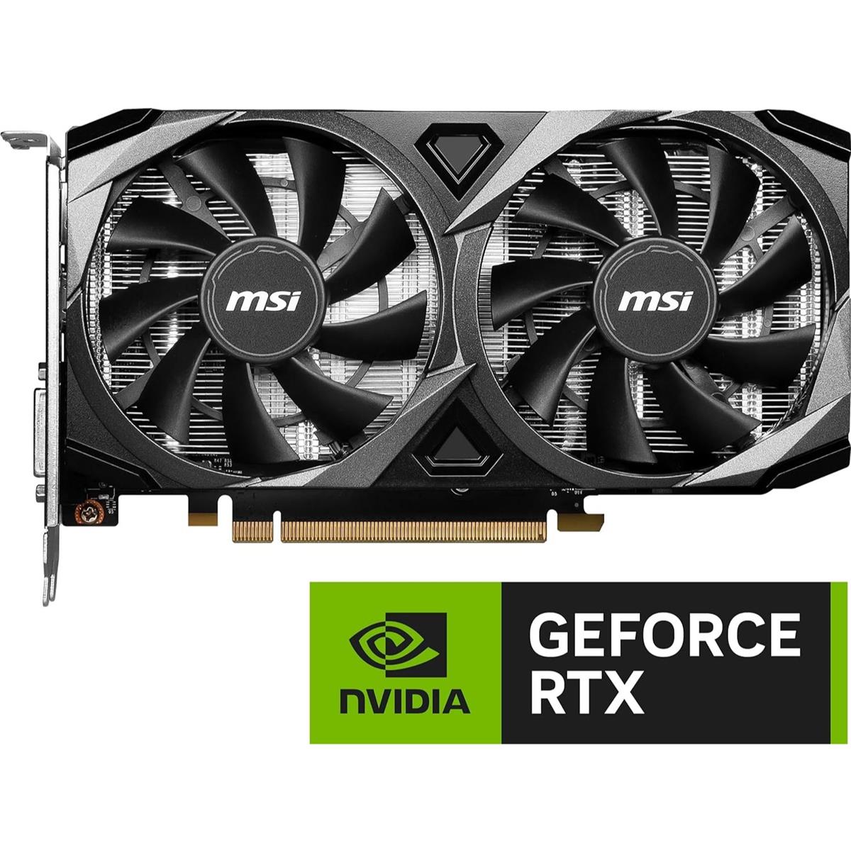 Graphics Card Msi Rtx 3070 Dual Fan MSI GeForce RTX 3050 Ventus 2X