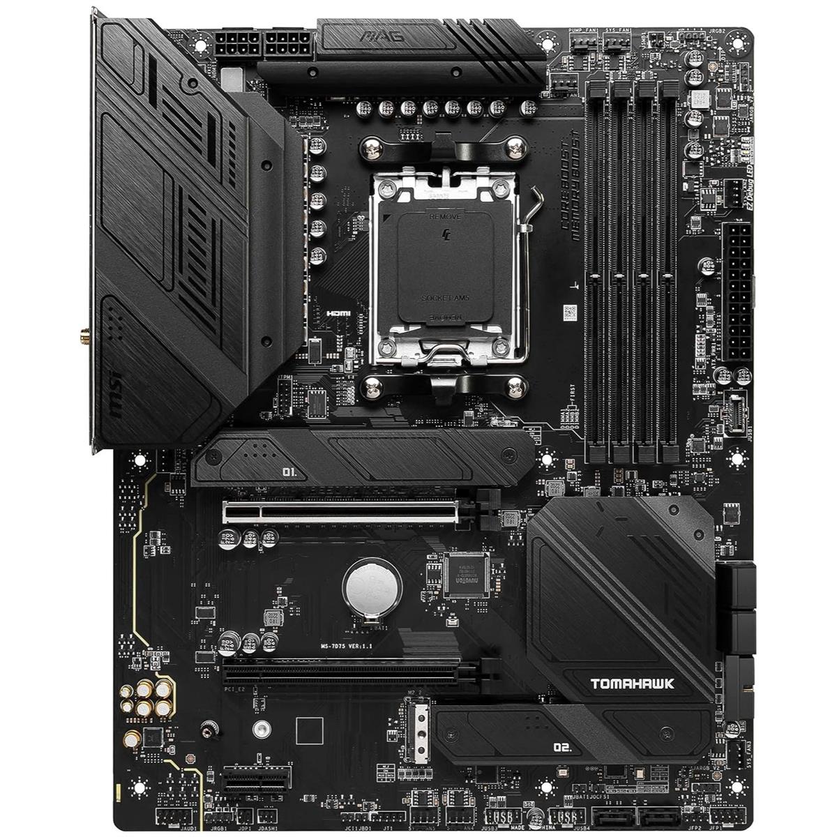 MSI MAG B650 Tomahawk WIFI DDR5 AMD AM5 ATX Motherboard - PakByte Computers  