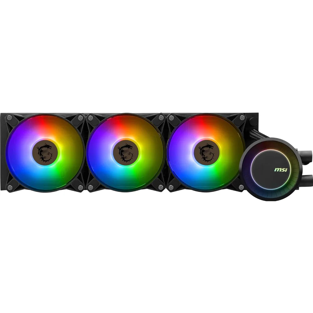 MSI MAG Core Liquid E360 Black ARGB AIO 360mm Liquid CPU Cooler - PakByte  