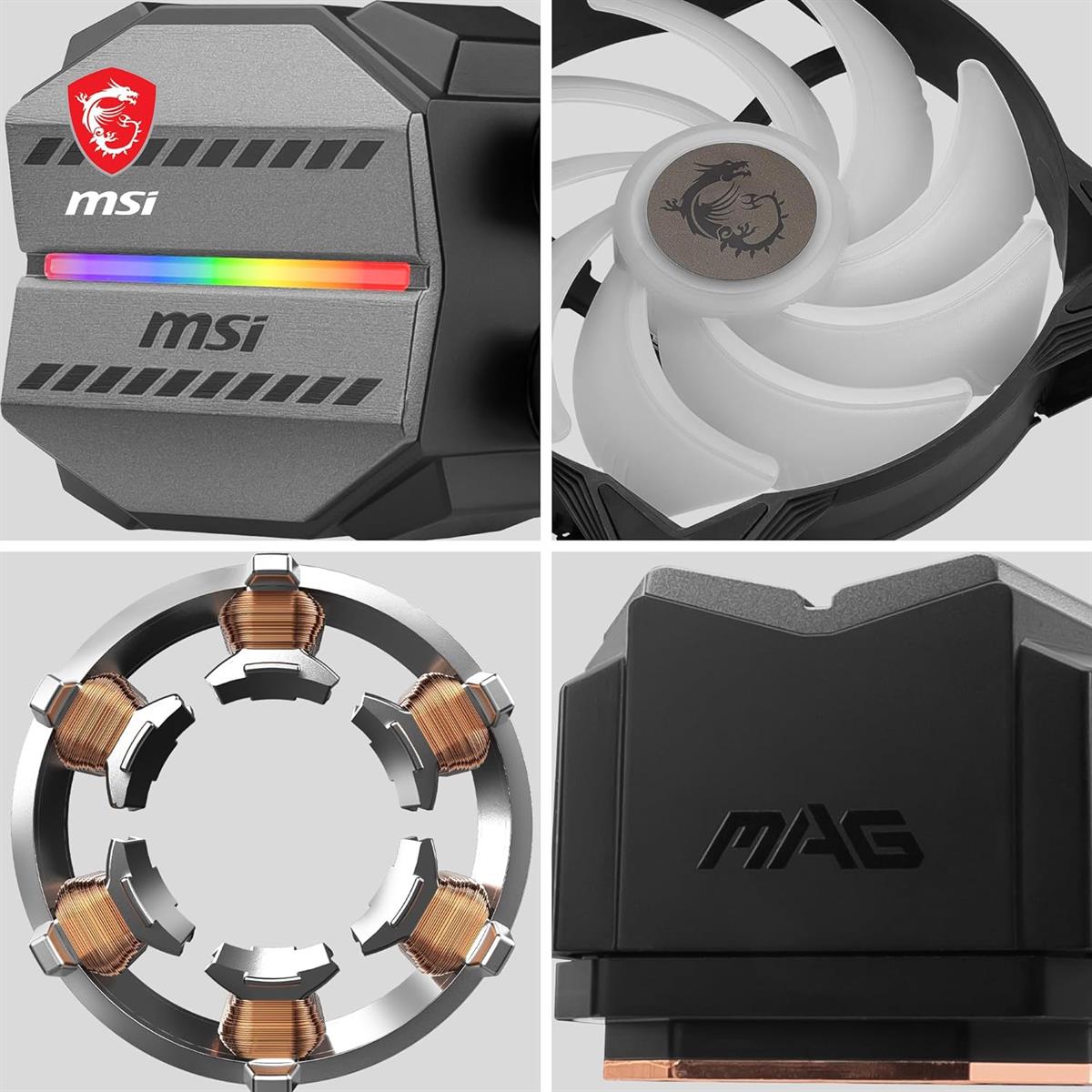 MSI MAG CoreLiquid M360 ARGB AIO 360mm Liquid CPU Cooler - PakByte Computers 