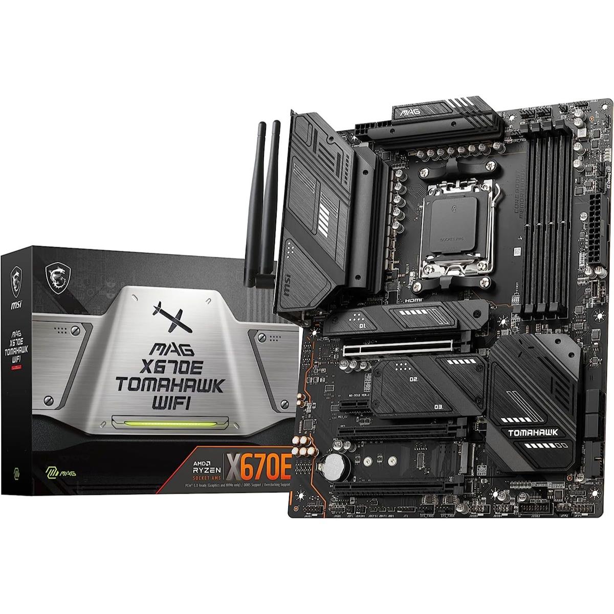 MSI MAG X670E Tomahawk Wifi DDR5 AMD AM5 ATX Motherboard - PakByte  