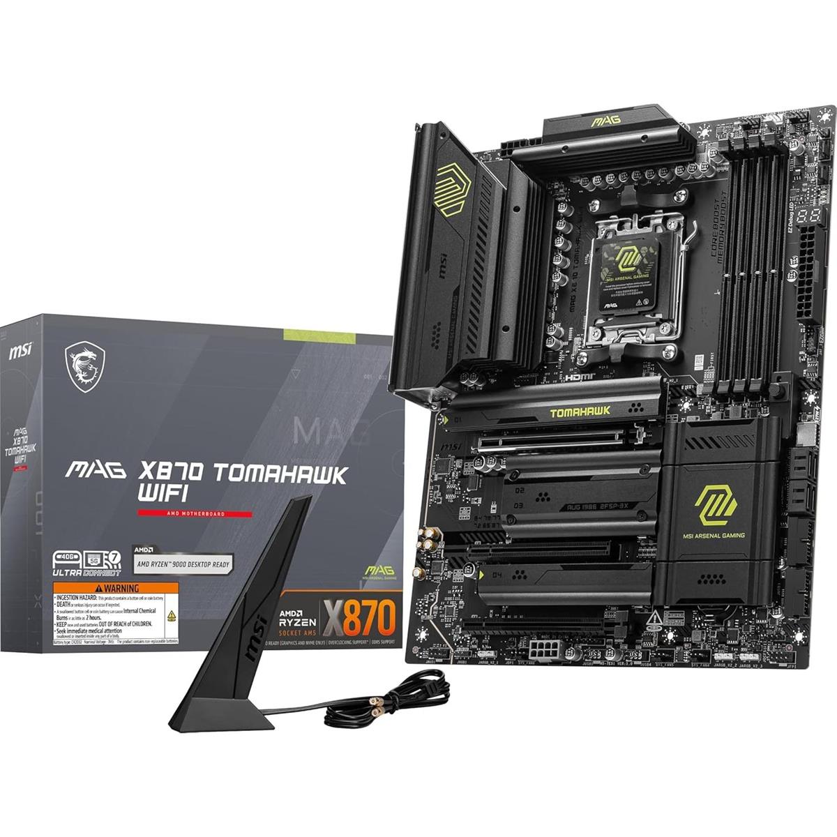 MSI MAG X870 Tomahawk WiFi Gaming Motherboard - PakByte  