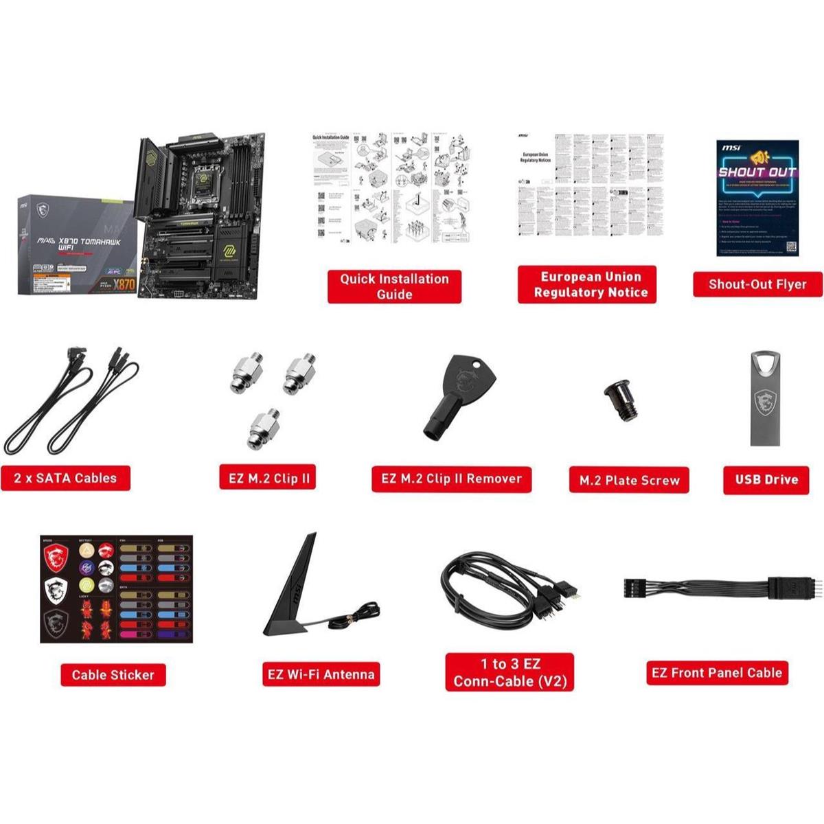 MSI MAG X870 Tomahawk WiFi Gaming Motherboard - PakByte  