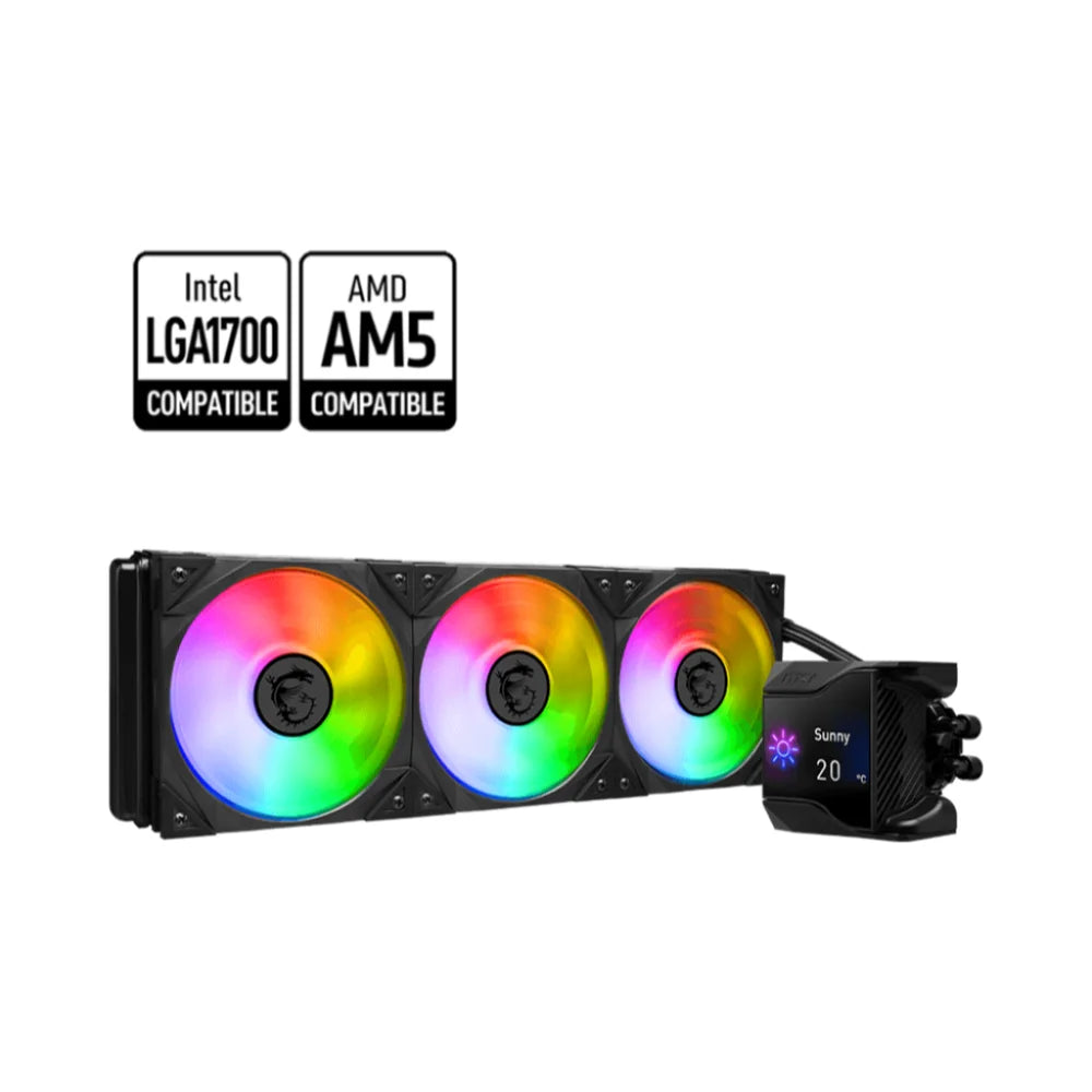 MSI MPG Core Liquid D360 LCD ARGB CPU Liquid Cooler