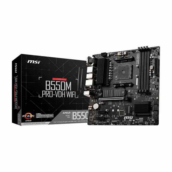 MSI B550M Pro-VDH DDR4 AMD AM4 microATX Motherboard