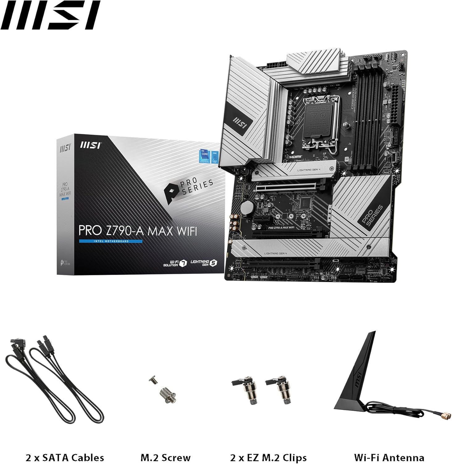 MSI PRO Z790-A MAX WiFi ProSeries DDR5 Motherboard - PakByte Computers  