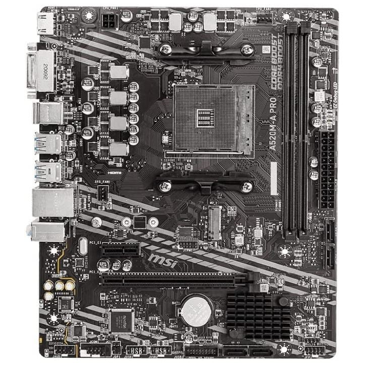 MSI Pro A520M-A Gaming Motherboard - PakByte  
