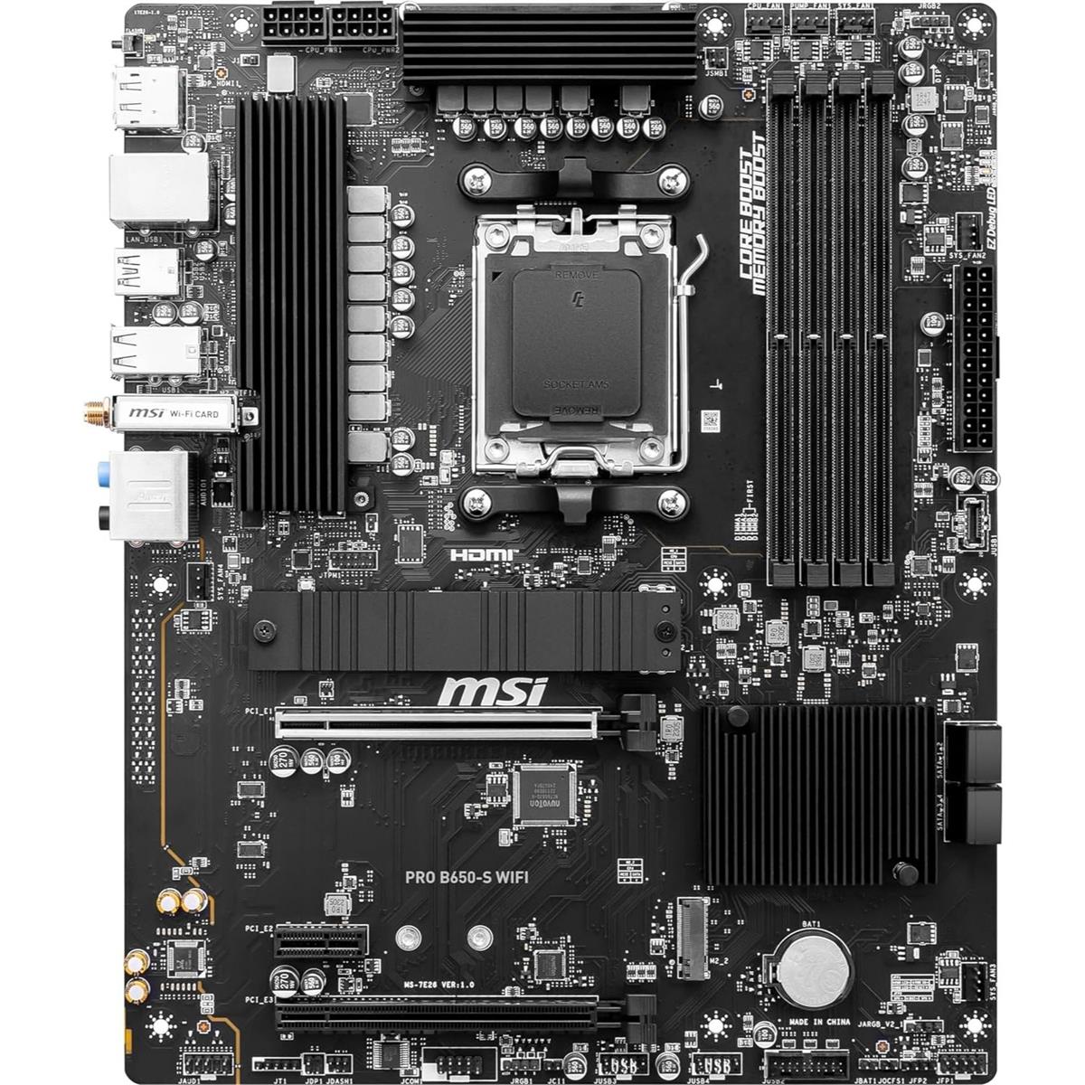 MSI Pro B650-S Wifi DDR5 Motherboard - PakByte  