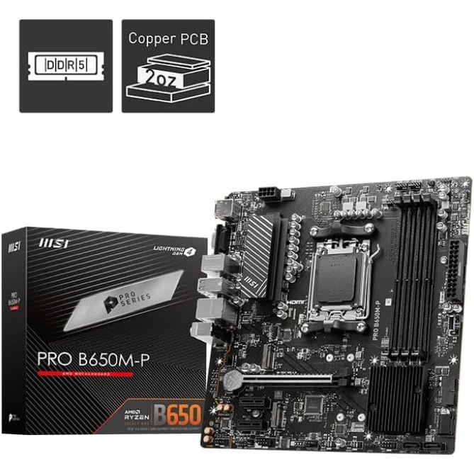 MSI Pro B650M-P DDR5 Motherboard - PakByte  