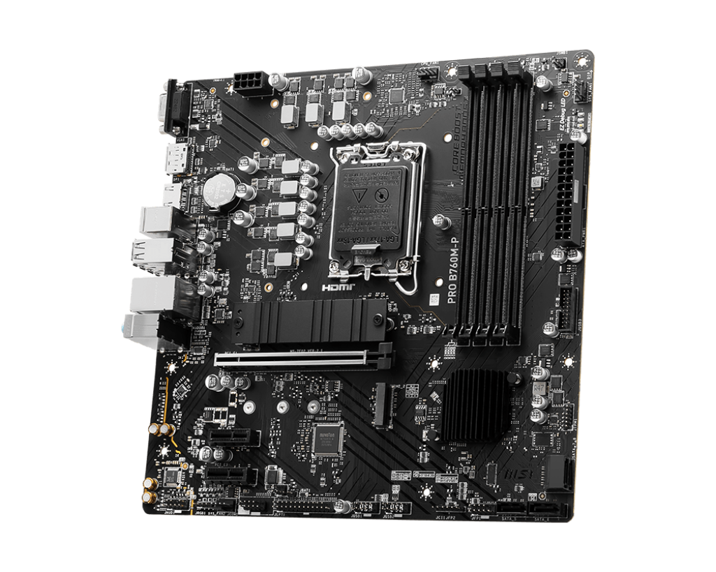 MSI Pro B760M-P DDR5 Intel 12/13/14th Gen microATX Motherboard - PakByte  