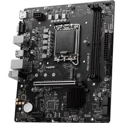 MSI Pro H610M-E DDR5 Intel Motherboard - PakByte  
